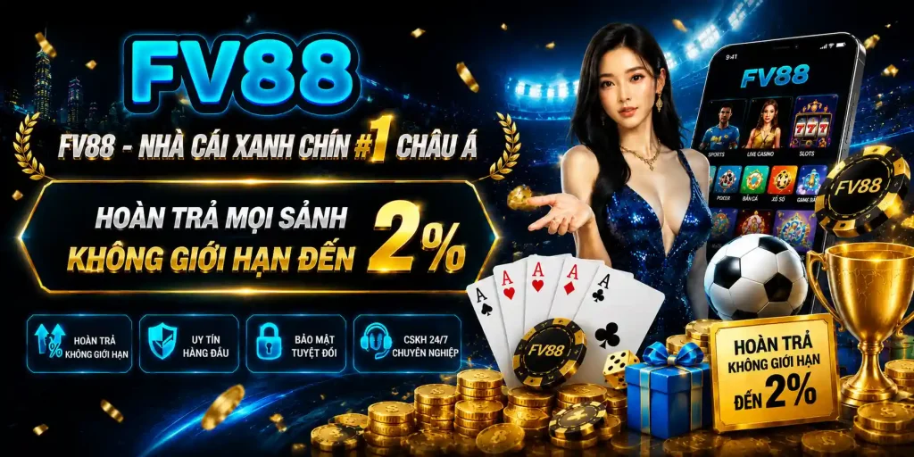 FV88 hoàn thua không giới hạn đến 2%
