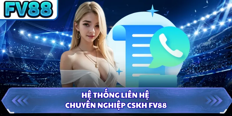 Hệ thống liên hệ chuyên nghiệp CSKH FV88