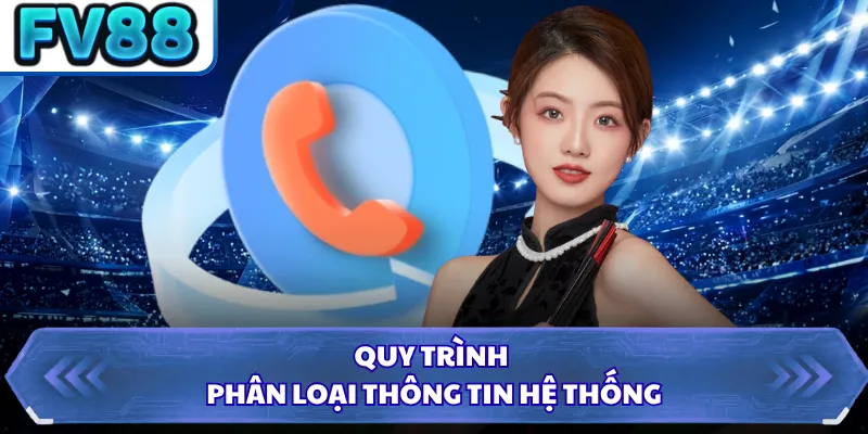 Quy trình phân loại thông tin hệ thống