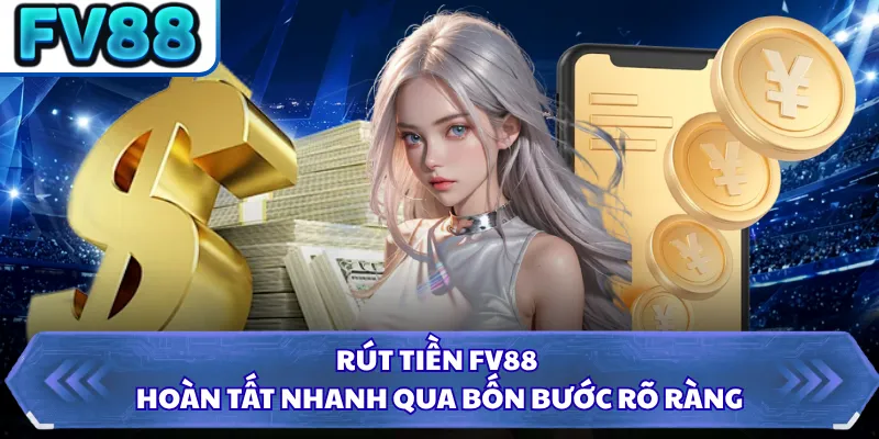Rút tiền FV88 hoàn tất nhanh qua bốn bước rõ ràng